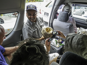 Jesse James on a Taste of Trini Tour